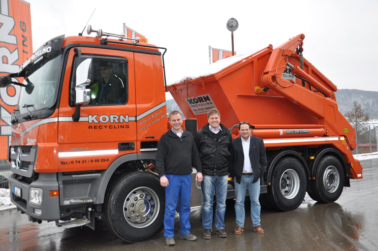 MEILLER hooklift at Korn Recylcling