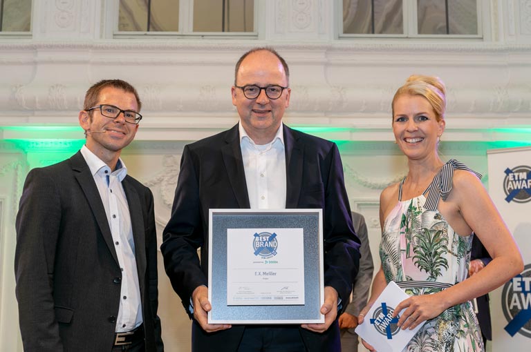 ETM Award Beste Marke 2018 für MEILLER Kipper